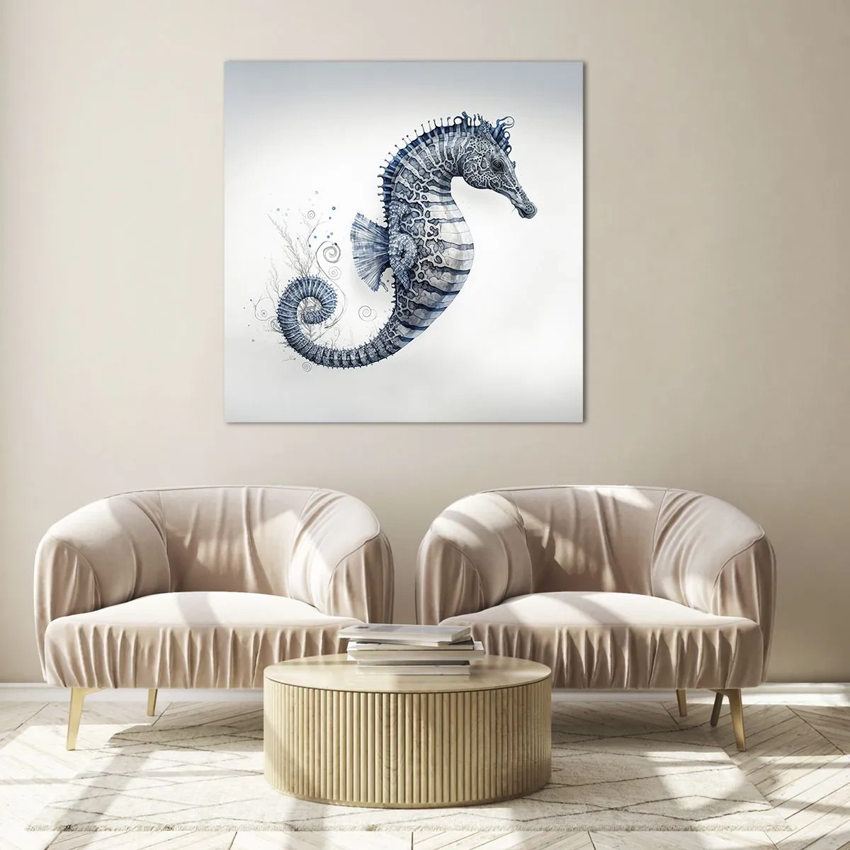 Glasbild - Bild auf glas - Subtiler Witz der Natur - 30x30 cm