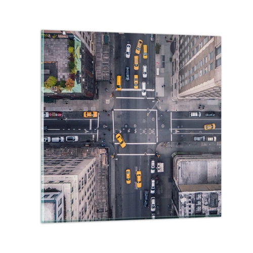 Glasbild - Bild auf glas - Eine einfache Wahl - 70x70 cm