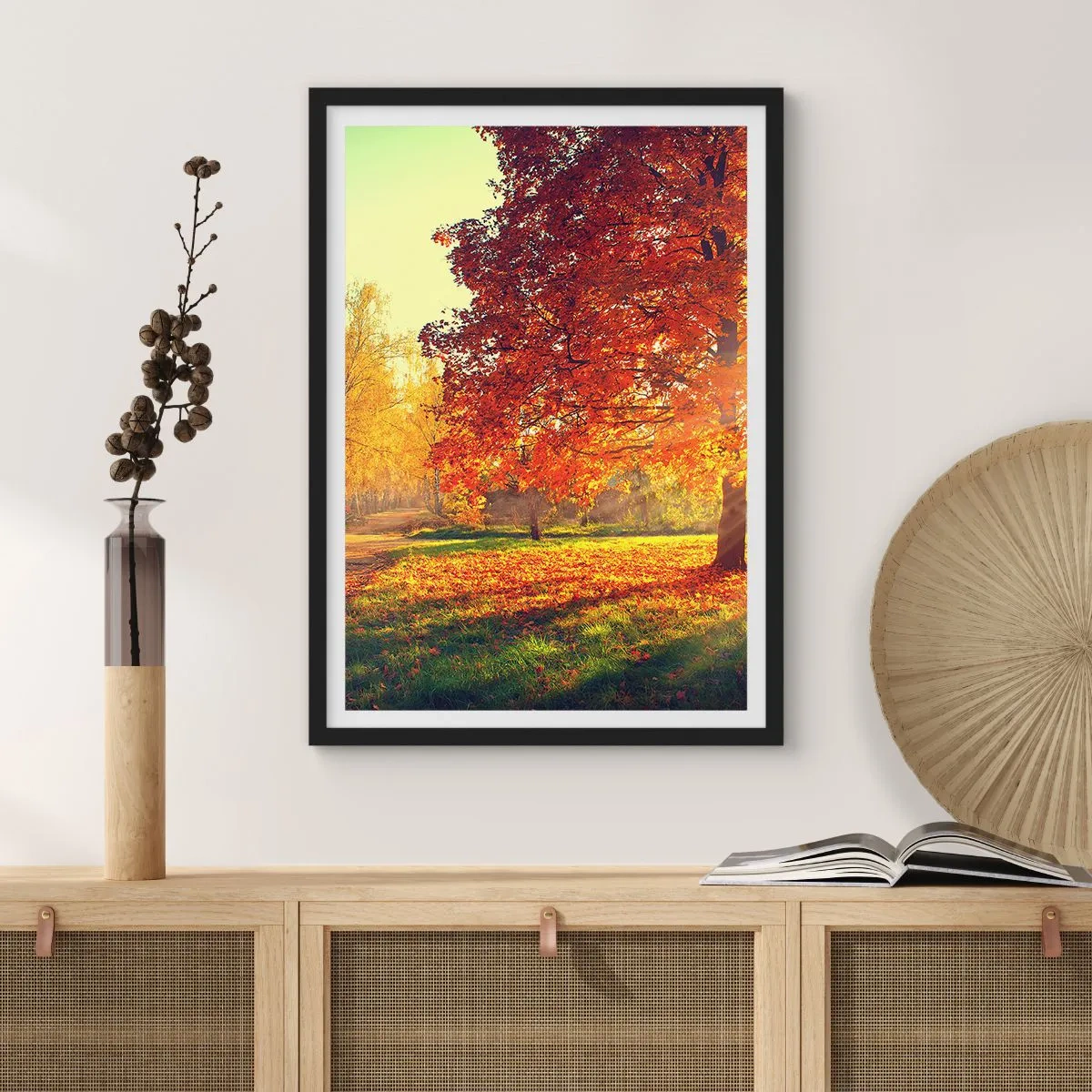 Poster in einem schwarzem Rahmen - Unhöflich ist schön - 70x100 cm