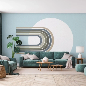 Fototapete Standard Eco - Unwiderstehliche Anziehungskraft - Abstraktion, Grafik, Stück - 450x315 cm