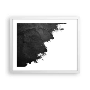 Poster in einem weißen Rahmen - Elemente: Erde - 50x40 cm