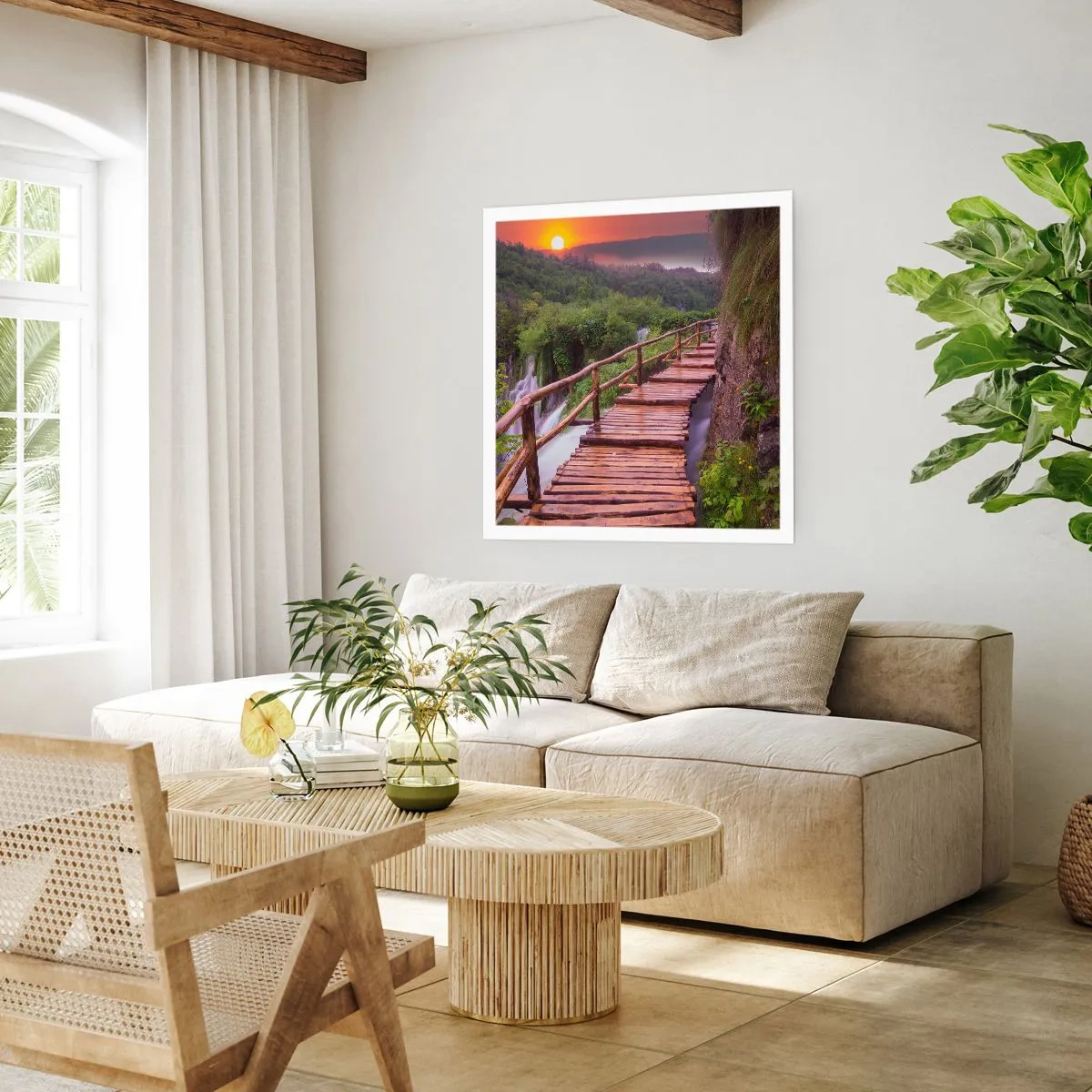 Poster - Schönheit jenseits des Glaubens - 60x60 cm