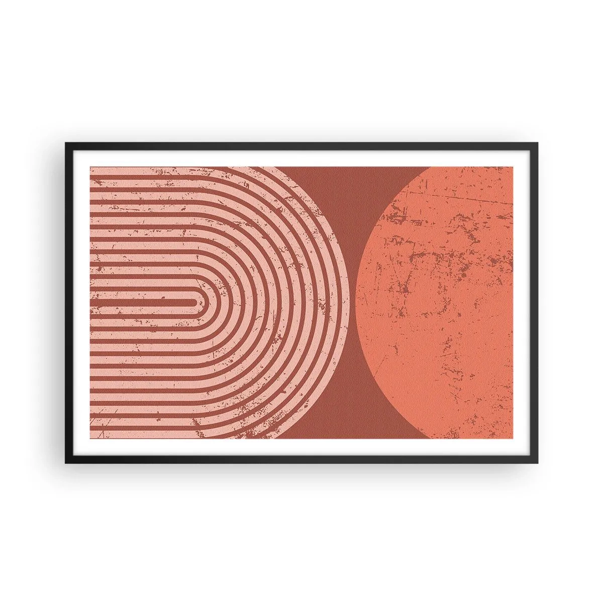 Poster in einem schwarzem Rahmen - Enge Beziehung - 91x61 cm