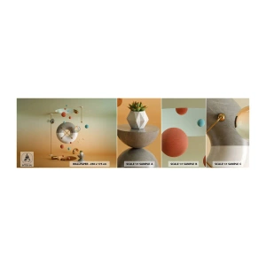 Fototapeten Muster Selbstklebend Deluxe Sticker - Alles kann passieren - Abstraktion, Surrealismus, 3D - 100x30 cm