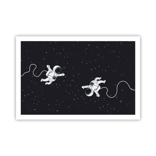 Poster - Kosmischer Tanz - 91x61 cm
