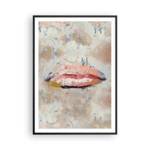 Poster in einem schwarzem Rahmen - Es weckt die Sinne - 70x100 cm