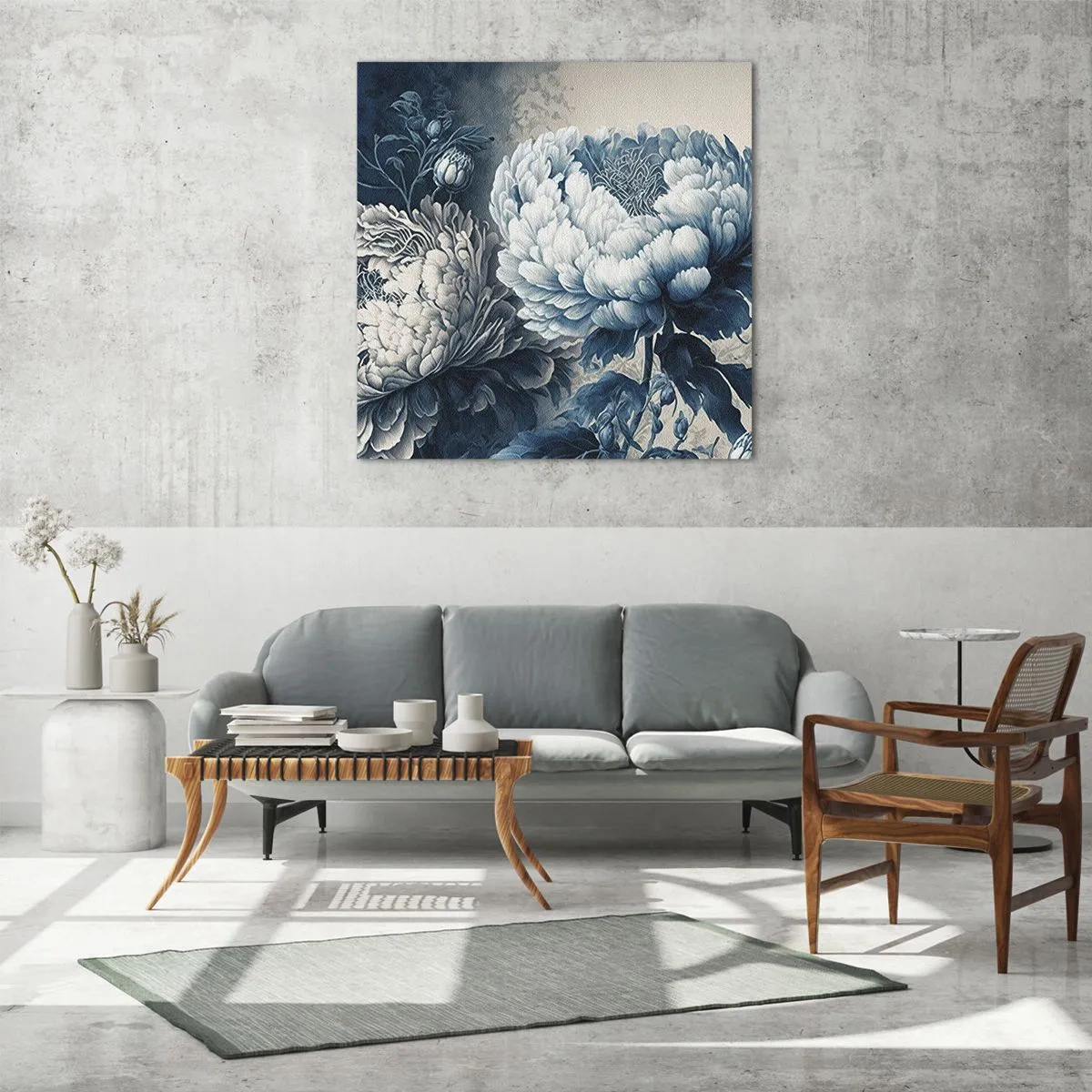 Glasbild - Bild auf glas - Passendes Paar - 40x40 cm