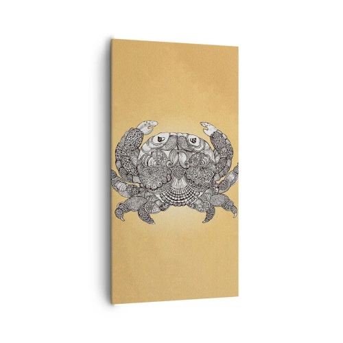 Bild auf Leinwand - Leinwandbild - Geschichten von Mr. Krabs - 65x120 cm