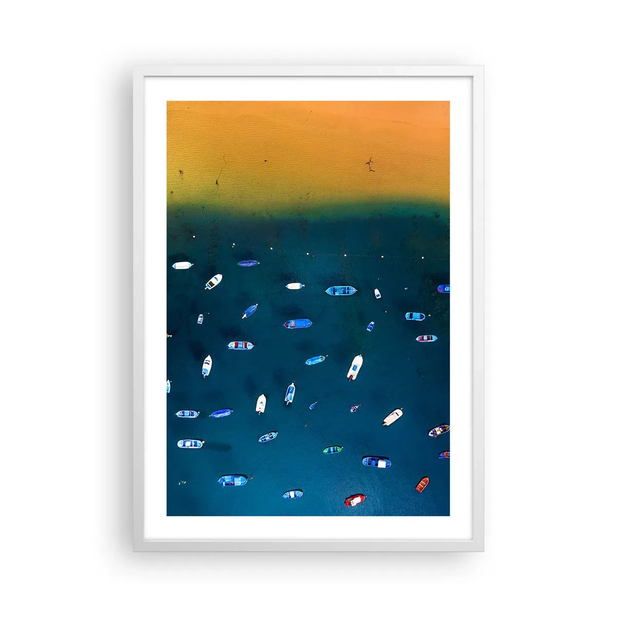 Poster in einem weißen Rahmen - Feiertagsspiel - 50x70 cm