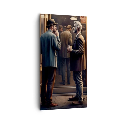 Bild auf Leinwand - Leinwandbild - Gute Zeit des Tages - 55x100 cm