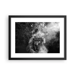 Poster in einem schwarzem Rahmen - Mutter selbst - Natur - 40x30 cm