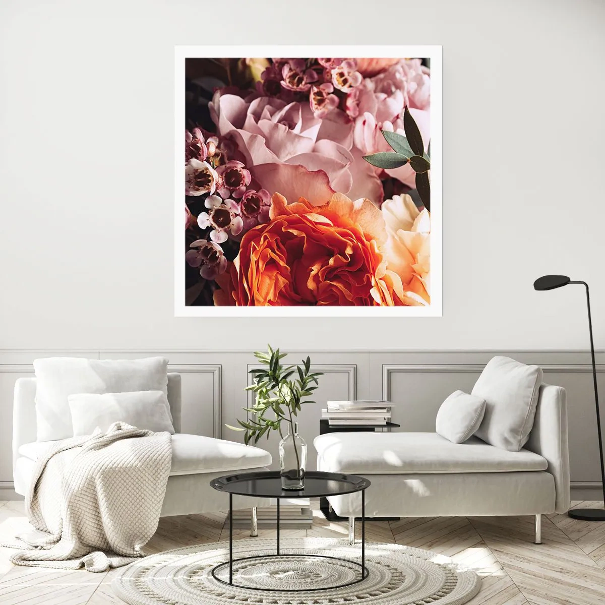 Poster - Eingehüllt in Schönheit - 50x50 cm