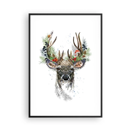 Poster in einem schwarzem Rahmen - Im festlichen Gewand - 70x100 cm