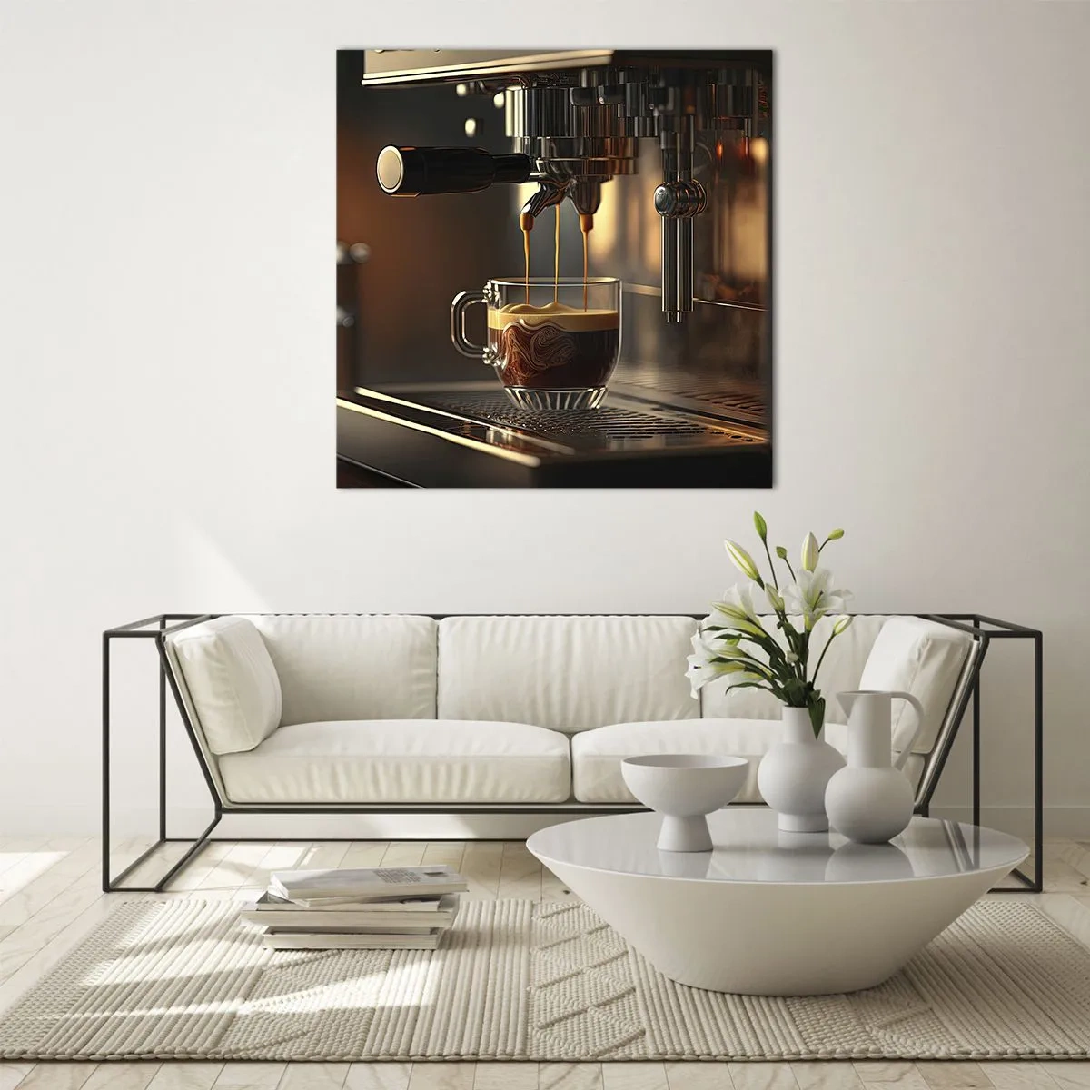 Glasbild - Bild auf glas - Sinnliche Mischung - 40x40 cm