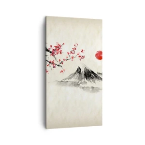 Bild auf Leinwand - Leinwandbild - Liebe Japan - 45x80 cm
