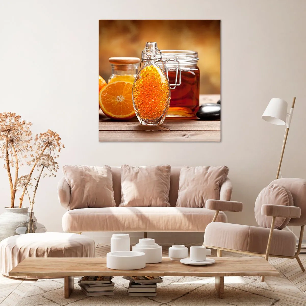 Bild auf Leinwand - Leinwandbild - Sonnige Aromen und Düfte - 40x40 cm