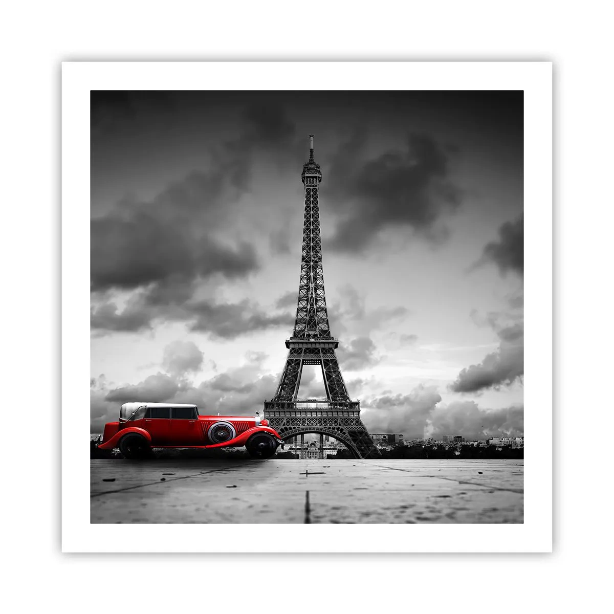 Poster - Vor nicht allzu langer Zeit in Paris - 60x60 cm