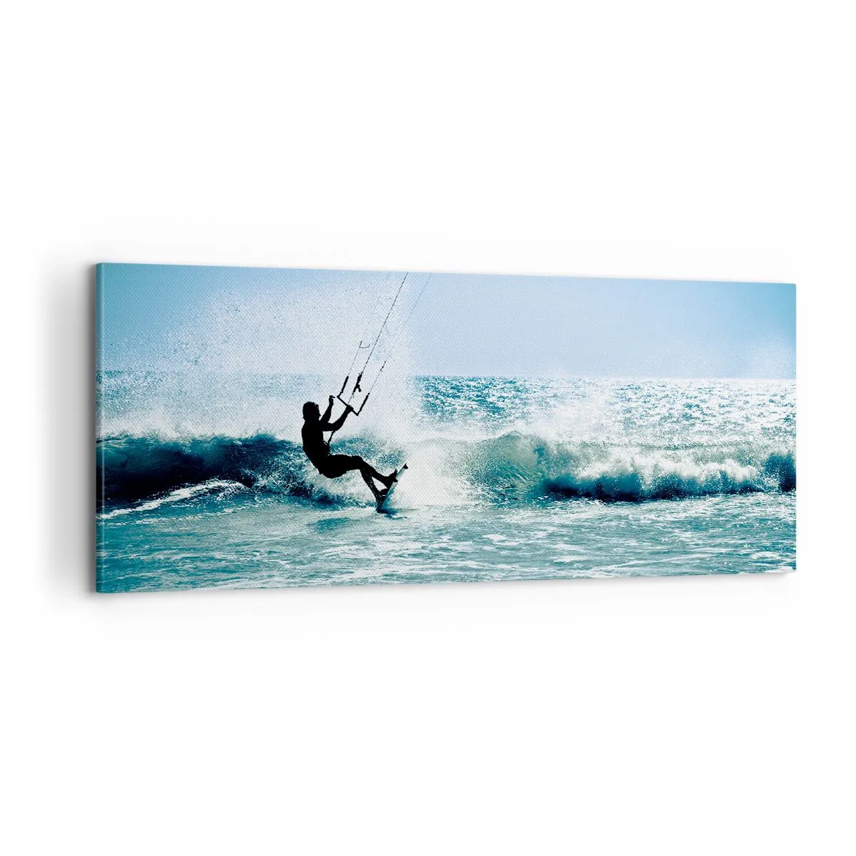 Bild auf Leinwand - Leinwandbild - Hinreißen lassen - 100x40 cm
