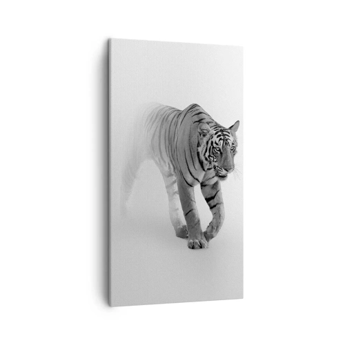 Bild auf Leinwand - Leinwandbild - Im Nebel gelauert - 45x80 cm