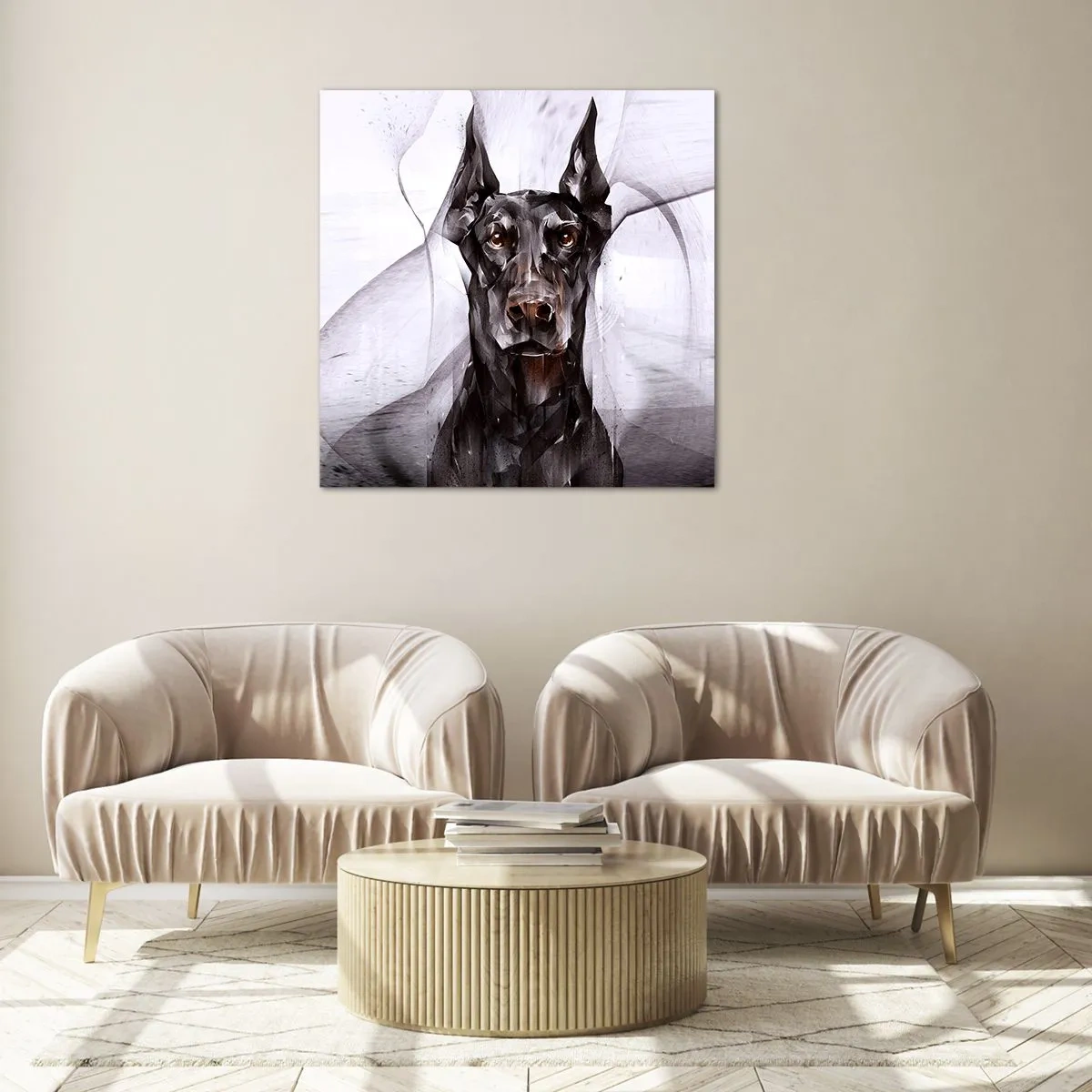 Glasbild - Bild auf glas - Edelgeboren - 30x30 cm