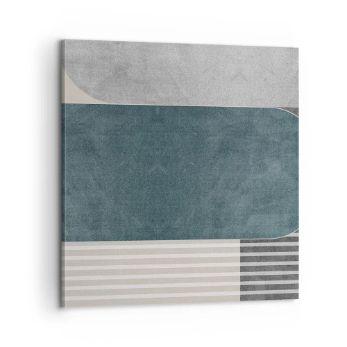 Bild auf Leinwand - Leinwandbild - Komposition auf der Ebene - 60x60 cm