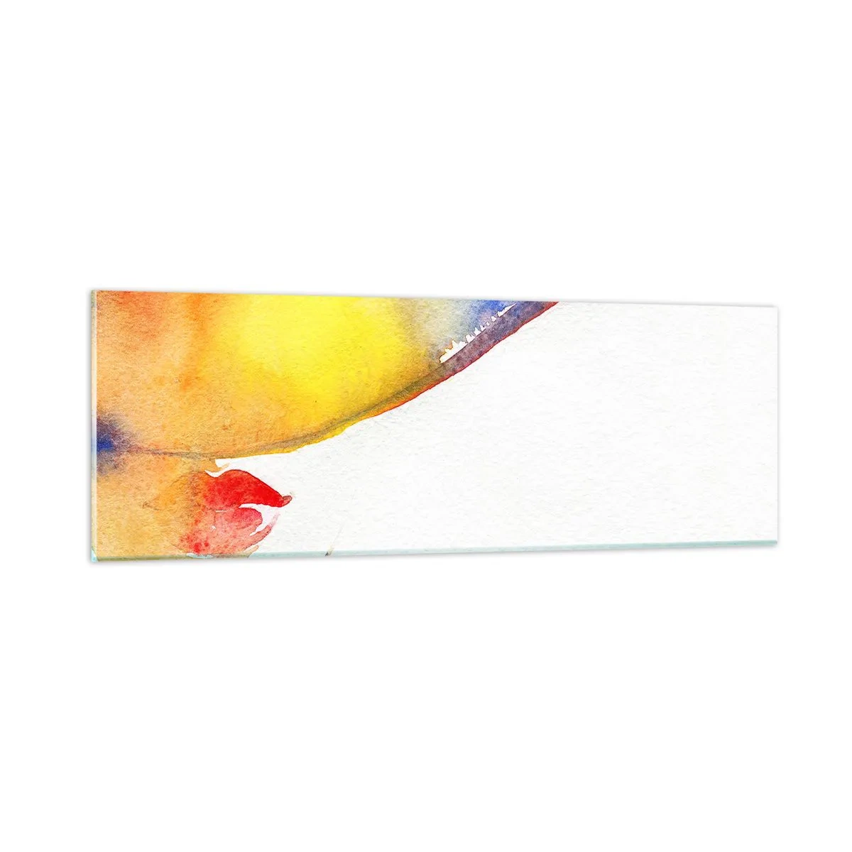 Glasbild - Bild auf glas - Bildnis einer Dame - 90x30 cm