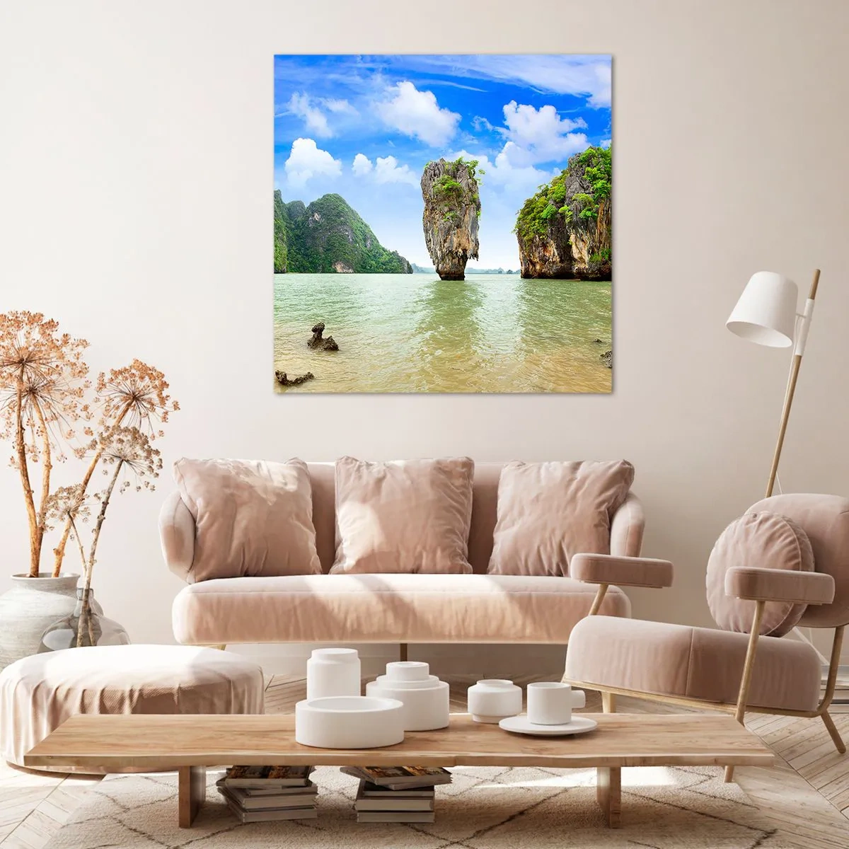 Bild auf Leinwand - Leinwandbild - Felsige Wunder der Natur - 70x70 cm