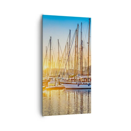 Bild auf Leinwand - Leinwandbild - Der Wind muss auch schlafen - 65x120 cm