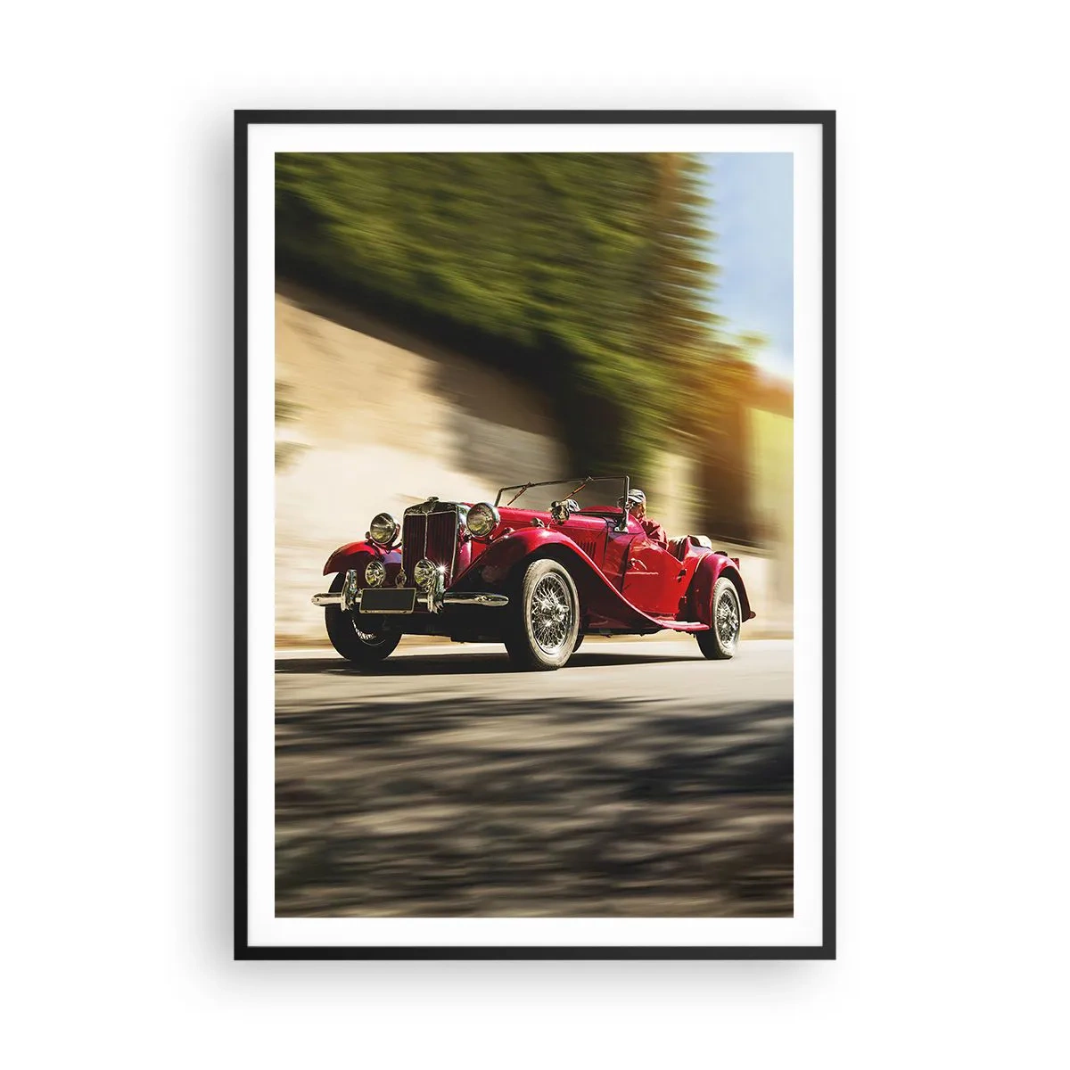 Poster in einem schwarzem Rahmen - Schöner als Nike von Samothrake - 70x100 cm