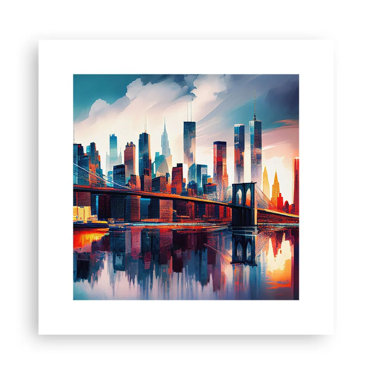 Poster - Traumhaftes New York - 30x30 cm