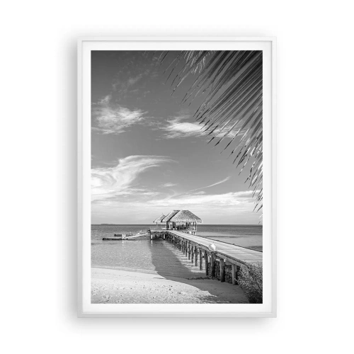 Poster in einem weißen Rahmen - Erinnerung oder Traum? - 70x100 cm