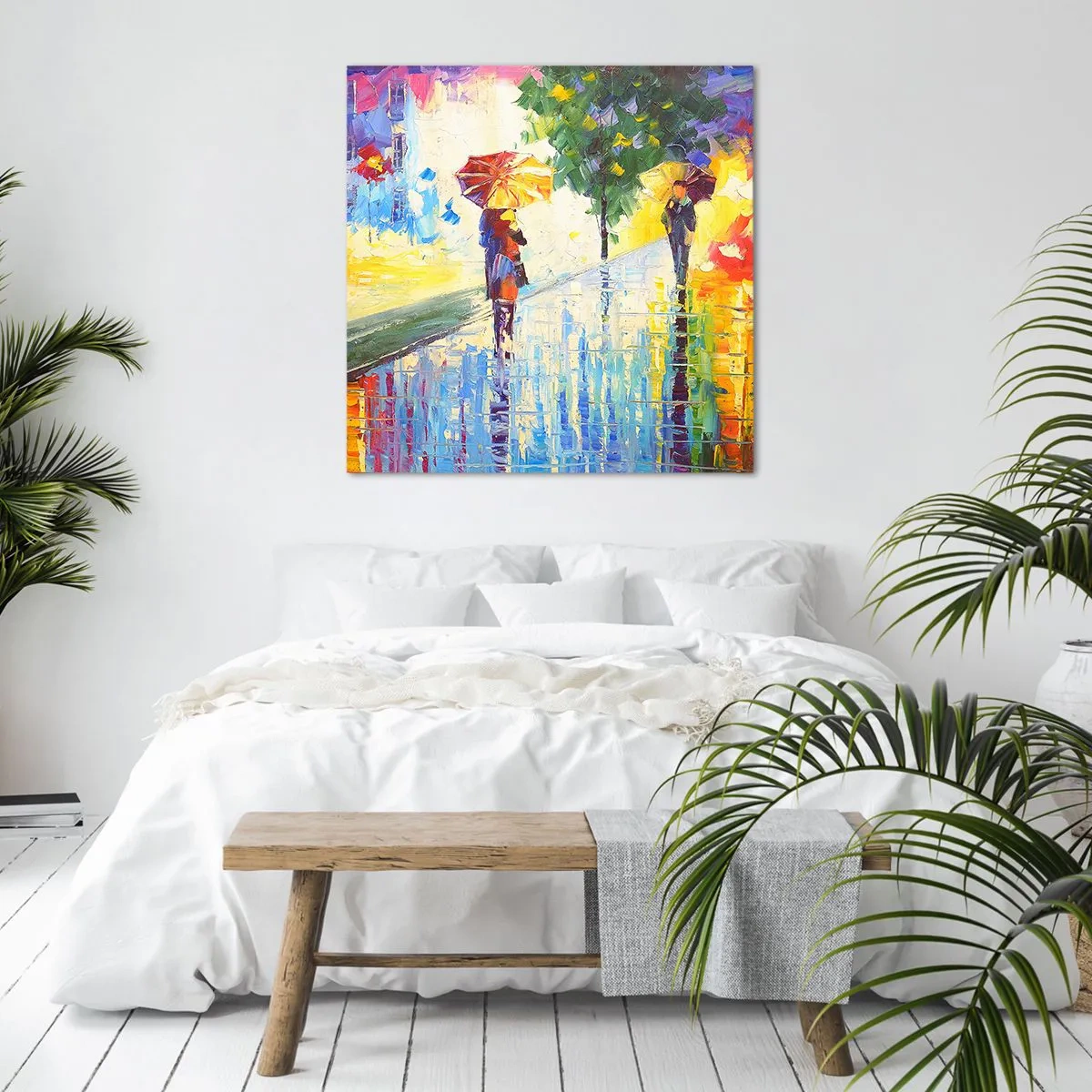 Bild auf Leinwand - Leinwandbild - Und alles klar - 70x70 cm