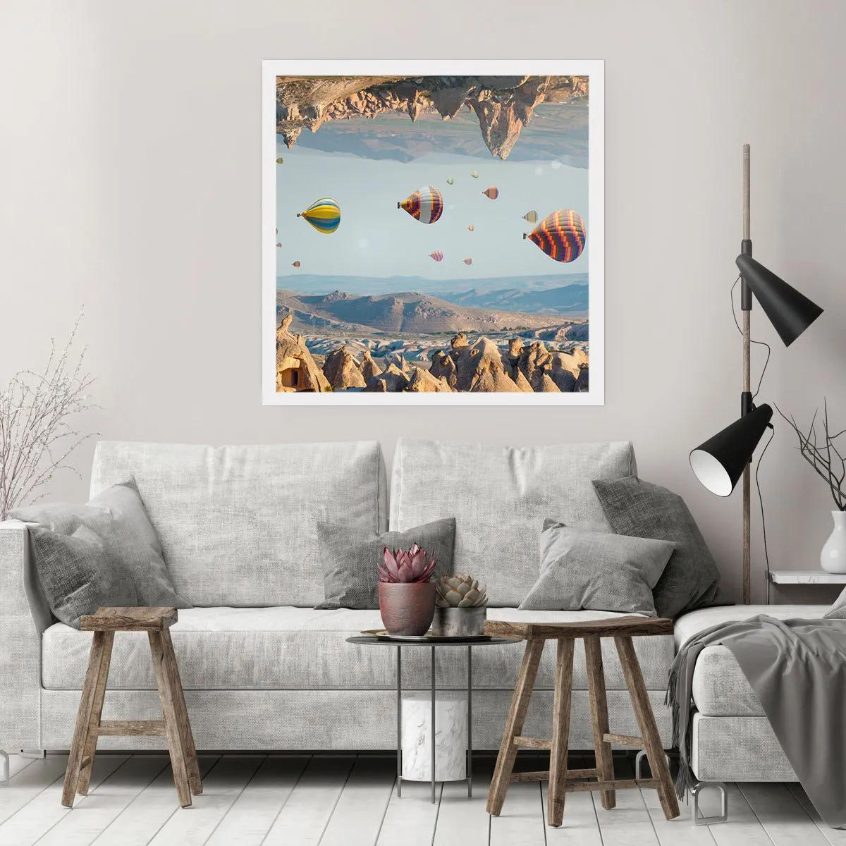 Poster - Hier ist alles möglich - 30x30 cm