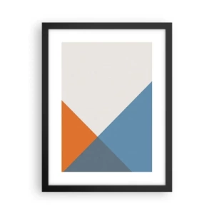 Poster in einem schwarzem Rahmen - In einem Winkel… - 30x40 cm