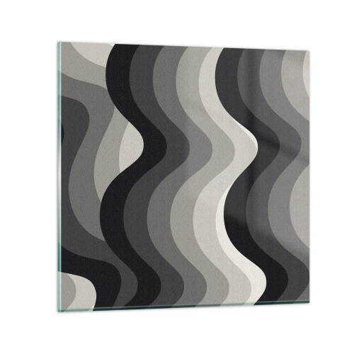 Glasbild - Bild auf glas - Eine Welle nach der anderen - 30x30 cm