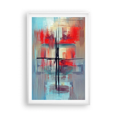 Poster in einem weißen Rahmen - Landschaft in einer unbekannten Dimension - 61x91 cm