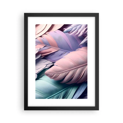 Poster in einem schwarzem Rahmen - Vogel-Chic - 30x40 cm
