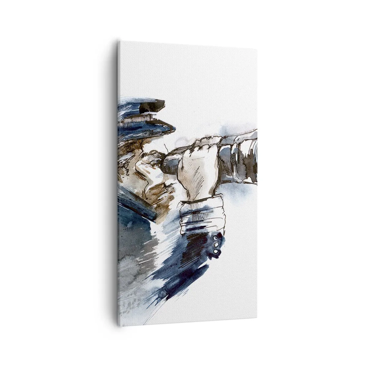 Bild auf Leinwand - Leinwandbild - Zehn auf der Beaufort-Skala! - 55x100 cm