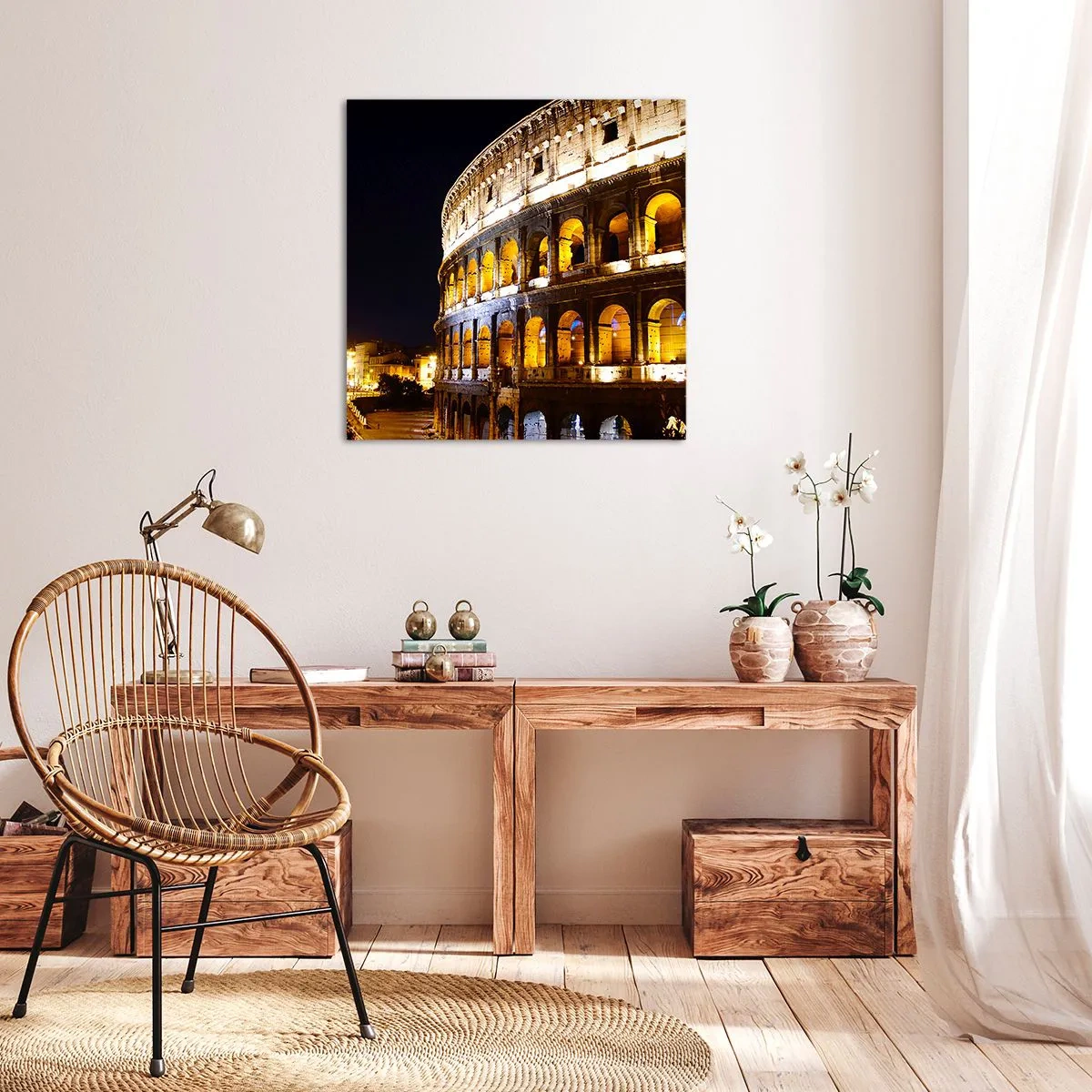 Bild auf Leinwand - Leinwandbild - Es ist Zeit, die Spiele zu beginnen - 50x50 cm