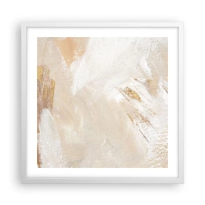 Poster in einem weißen Rahmen - Pastellkomposition - 50x50 cm
