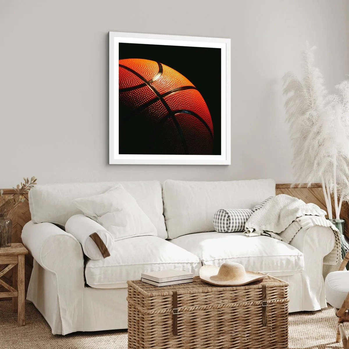 Poster in einem weißen Rahmen - Schön wie ein Planet - 30x30 cm