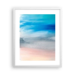 Poster in einem weißen Rahmen - Elemente: Luft - 40x50 cm
