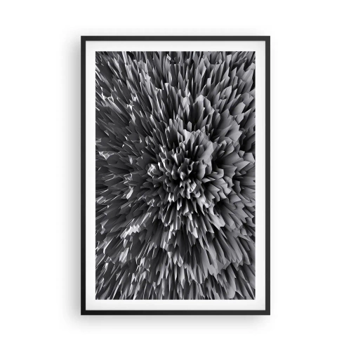 Poster in einem schwarzem Rahmen - Härter kann es nicht werden - 61x91 cm