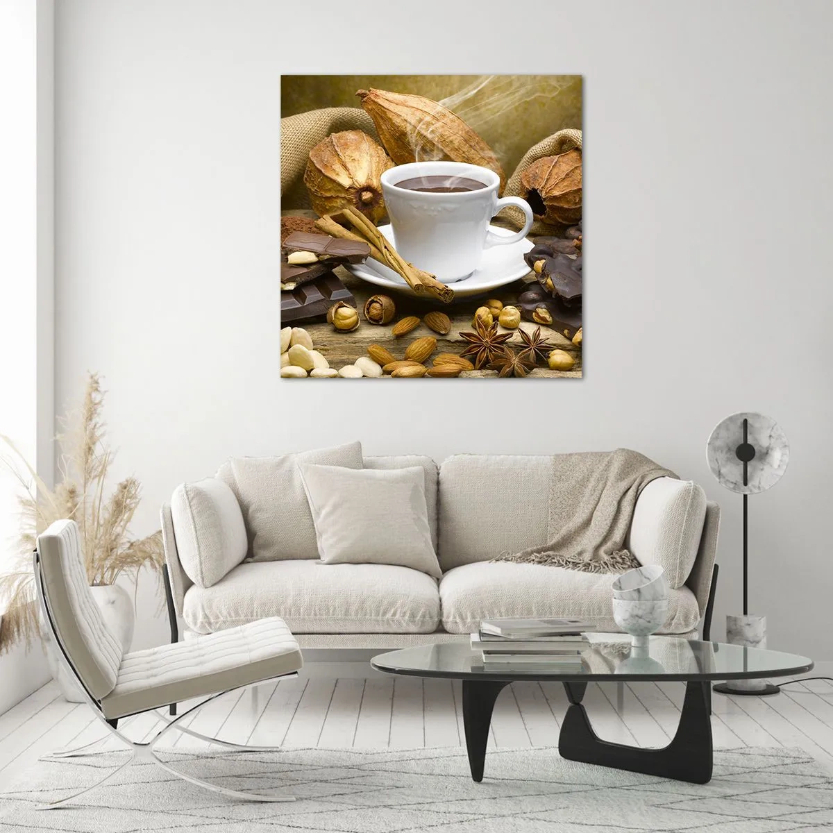 Glasbild - Bild auf glas - Für Nervenkitzel-Suchende - 70x70 cm