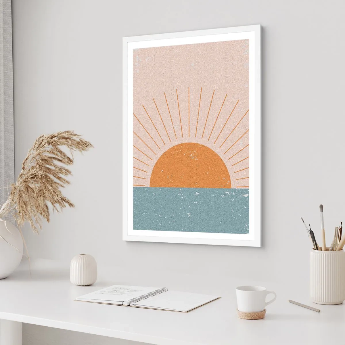 Poster in einem weißen Rahmen - Alltägliches Wunder - 30x40 cm