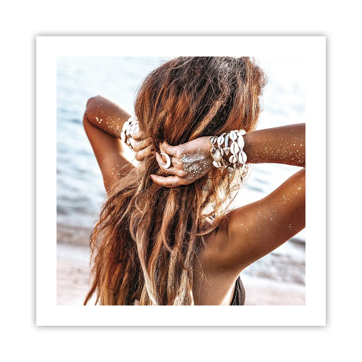 Poster - Eine Schwester von Wasser und Sonne - 50x50 cm