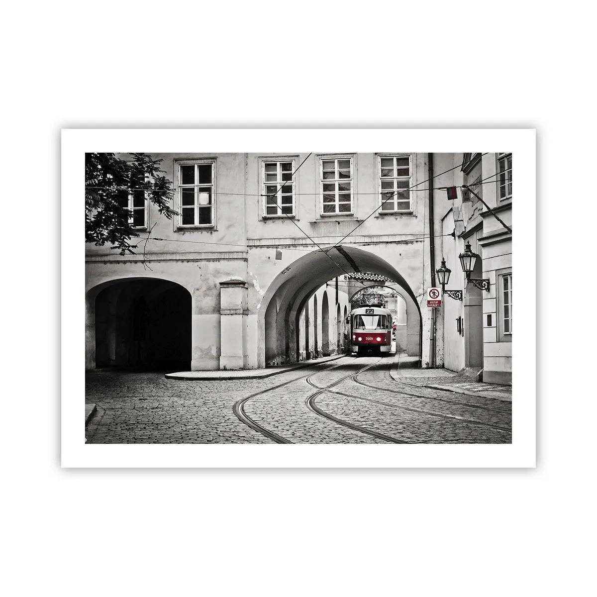 Poster - Durch das Stadtlabyrinth - 70x50 cm