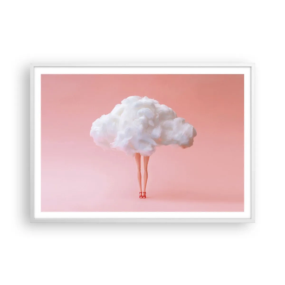 Poster in einem weißen Rahmen - Süßes Versprechen - 100x70 cm