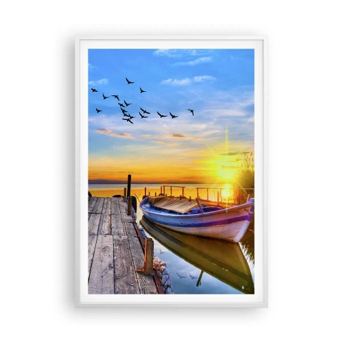 Poster in einem weißen Rahmen - Bis morgen - 70x100 cm