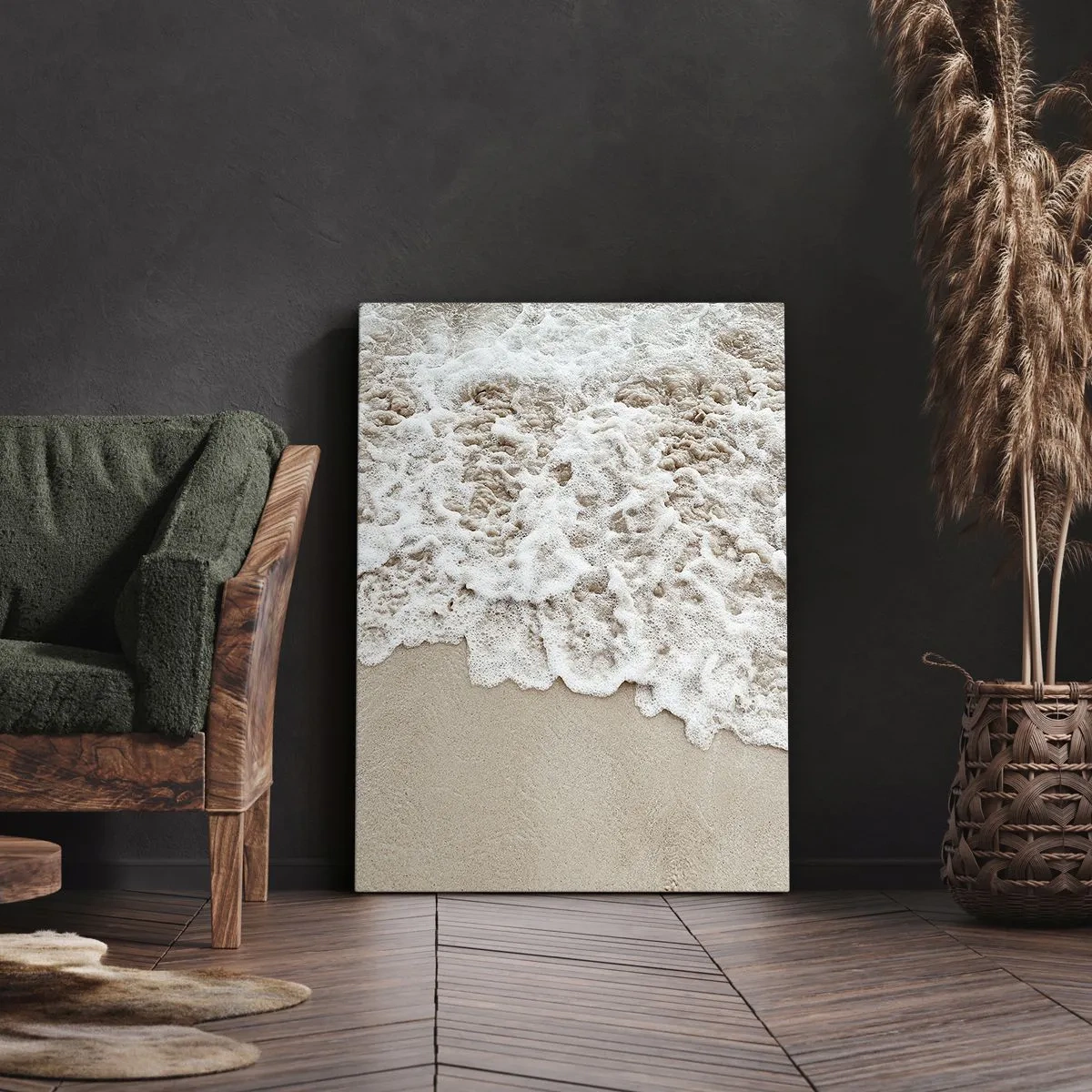 Bild auf Leinwand - Leinwandbild - Ich komme gleich wieder - 80x120 cm